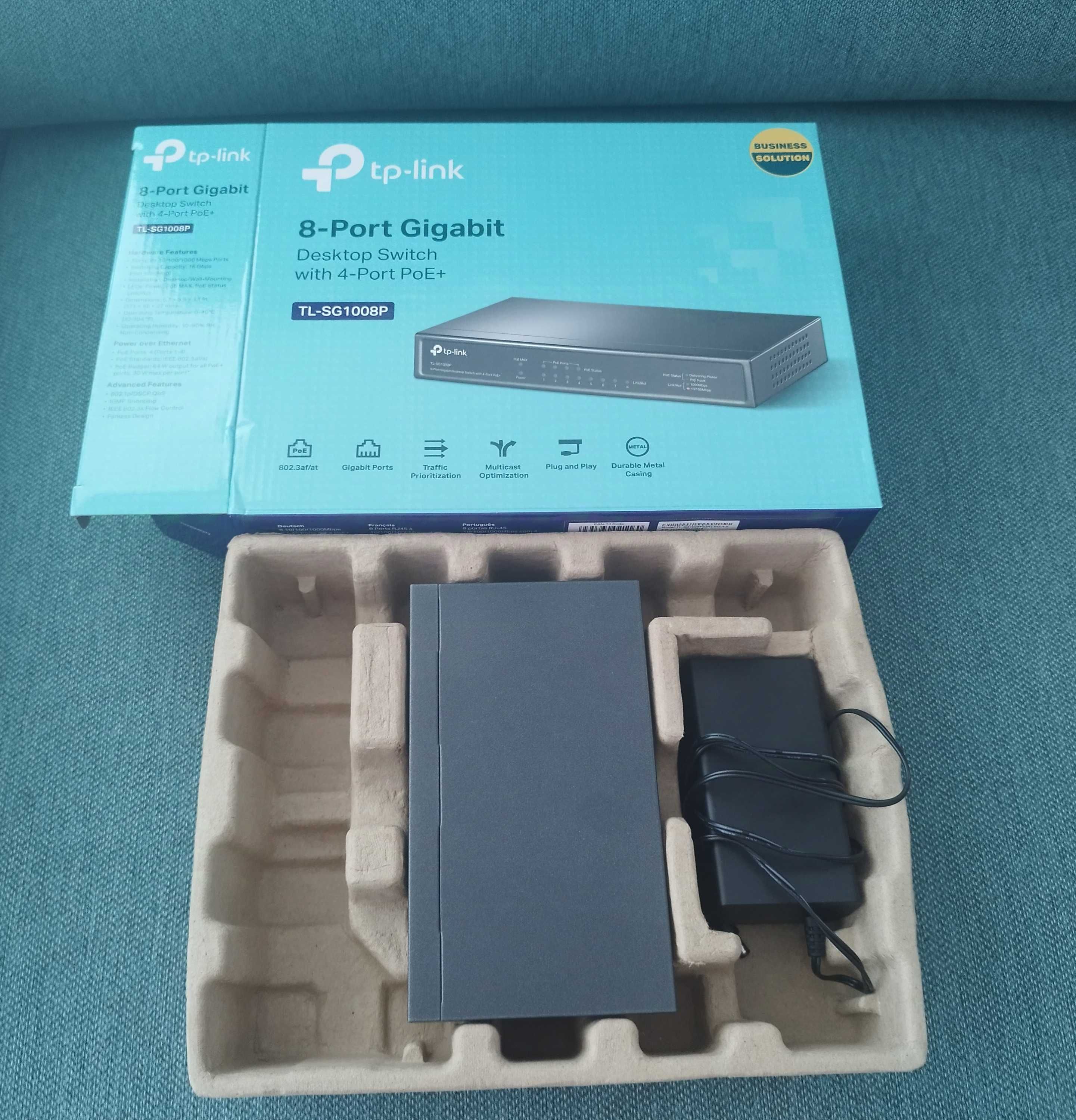 Switch tp-link TL-SG1008P POE