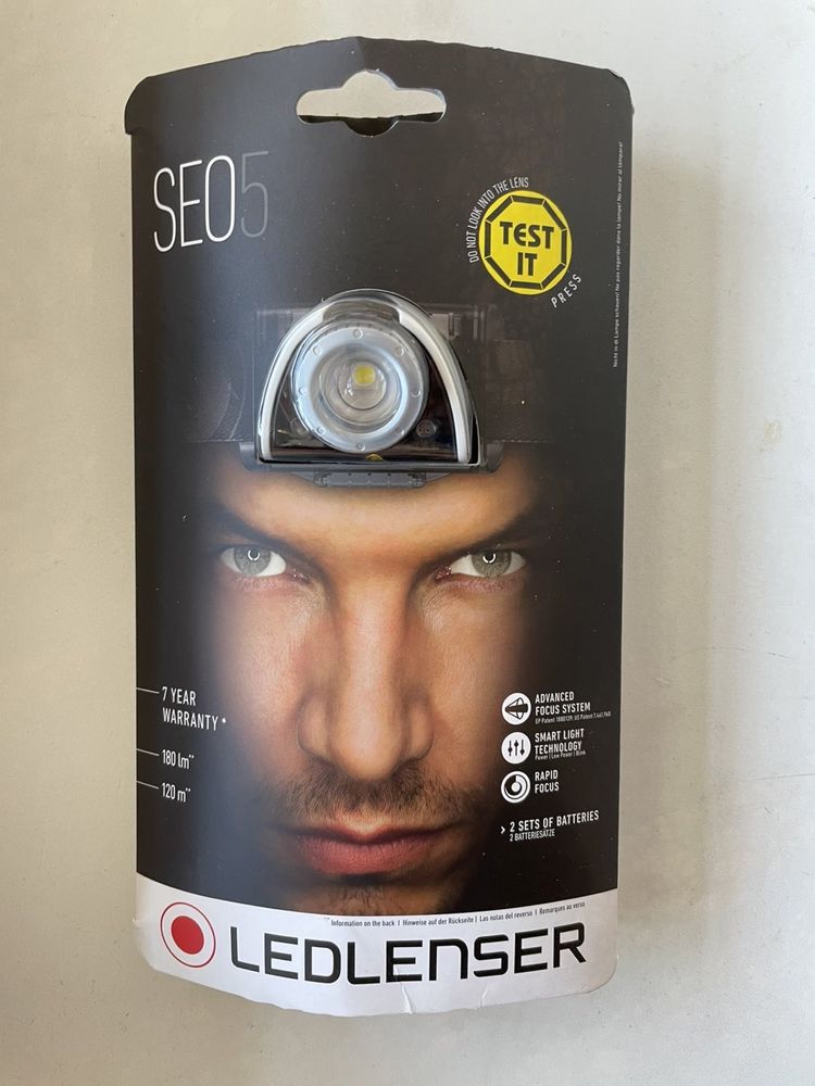 Фонарь Led Lenser SEO 5 Серый (6105)