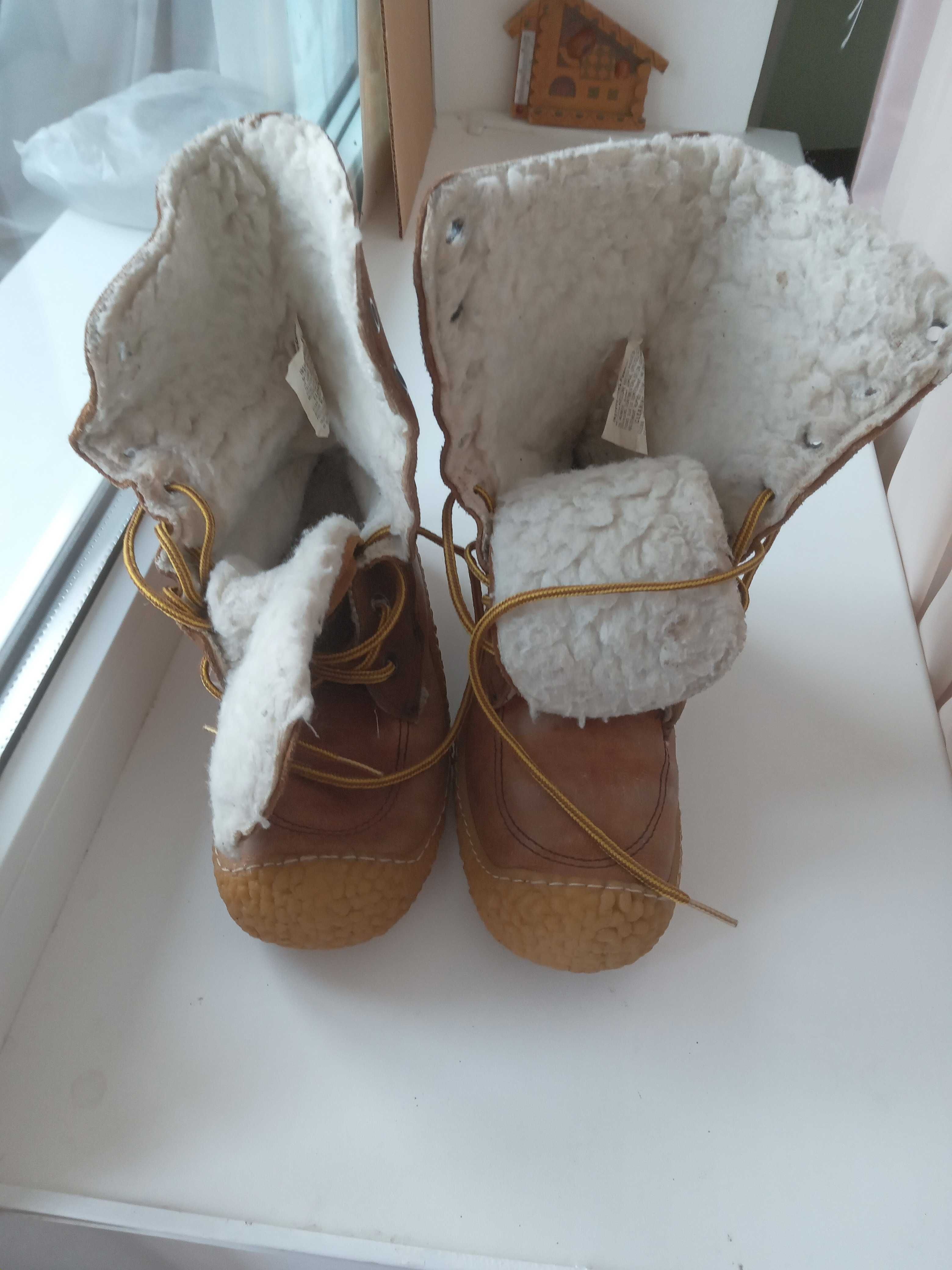 Ботинки сапожки зимние из канади
