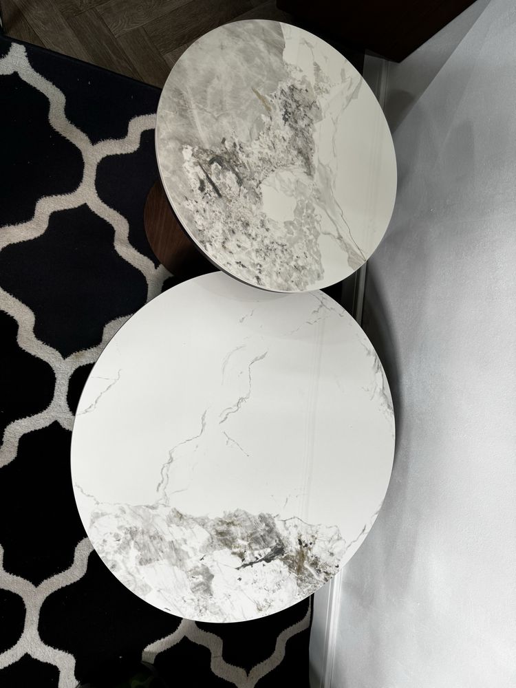 Stolik kawowy ceramiczny blat marmur