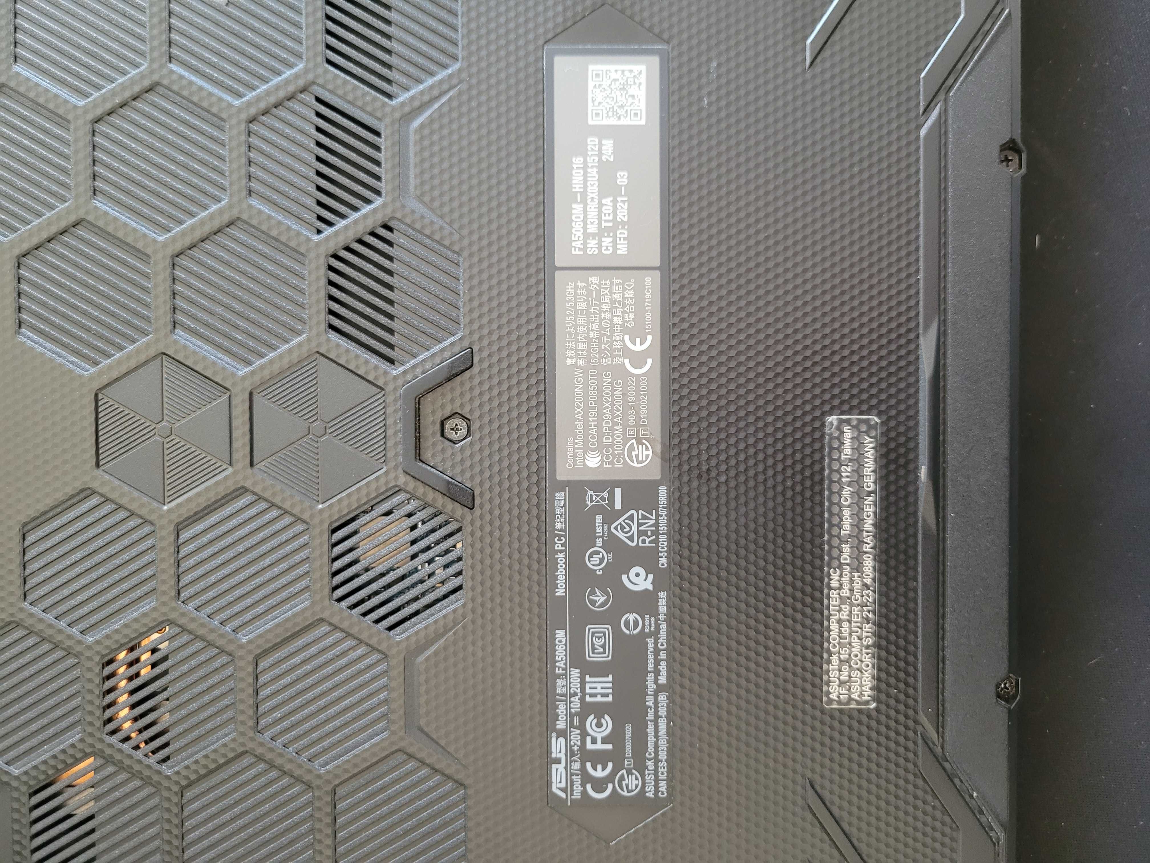 Asus TUF Gaming Laptop A15