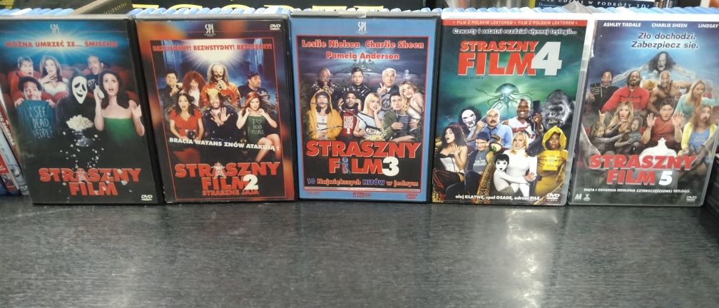 Straszny film pakiet 1-5 dvd