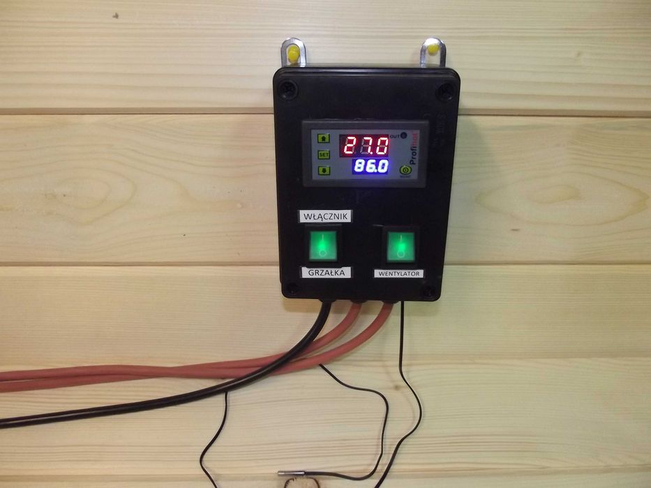 Sterownik do wędzarni komplet generator dymu grzałka termoobieg