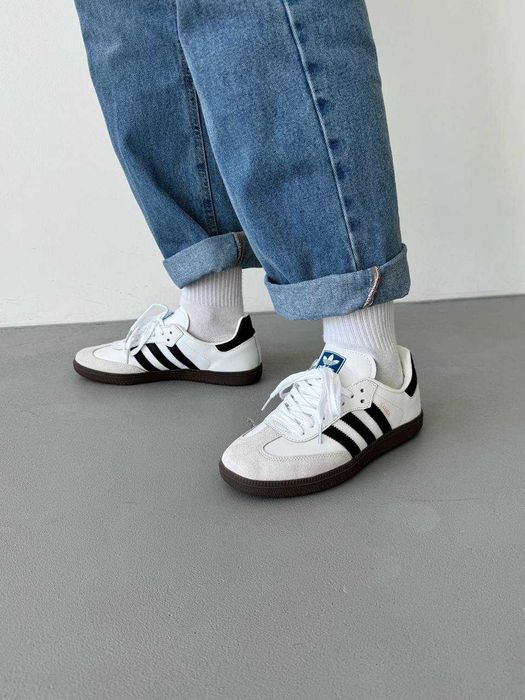 Кросівки Adidas Samba Og Triple Trouble White premium