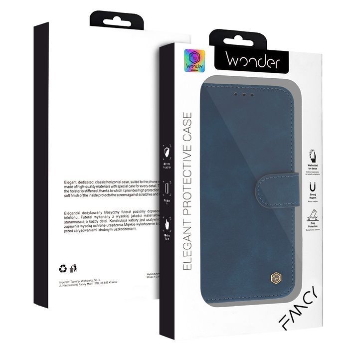 Kabura Wonder Fancy do Samsung Galaxy S24 Plus granatowa