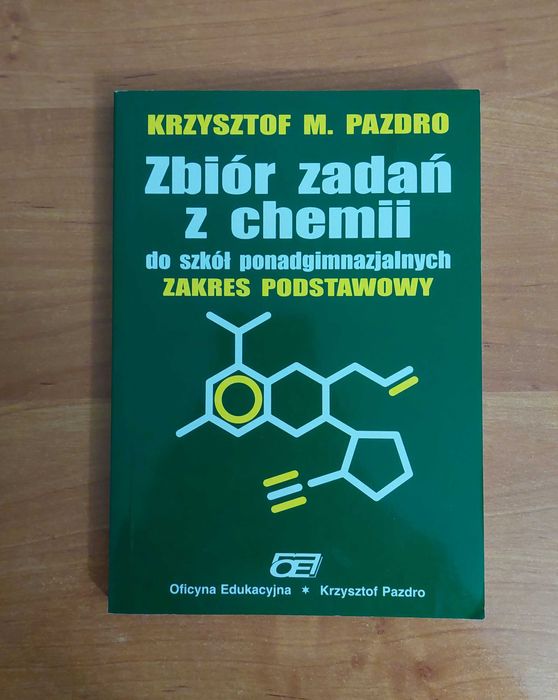 Zbiór zadań z chemii Pazdro zakres podstawowy