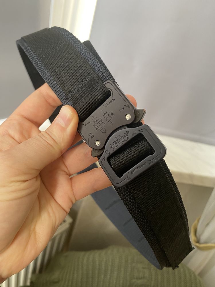 M-Tac ремінь Cobra Buckle Belt Black gen 2 чорний