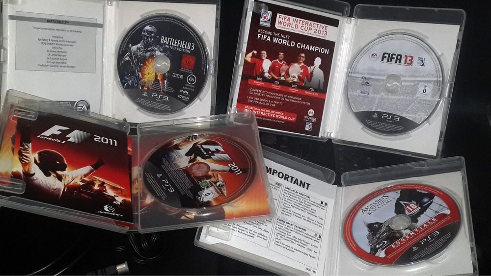 Приставка Sony PlayStation 3 Slim | PS3 / 250GB/ Офіційна/Без втручань