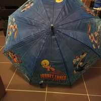 Chapéu de chuva de criança Looney Tunes novo, automático