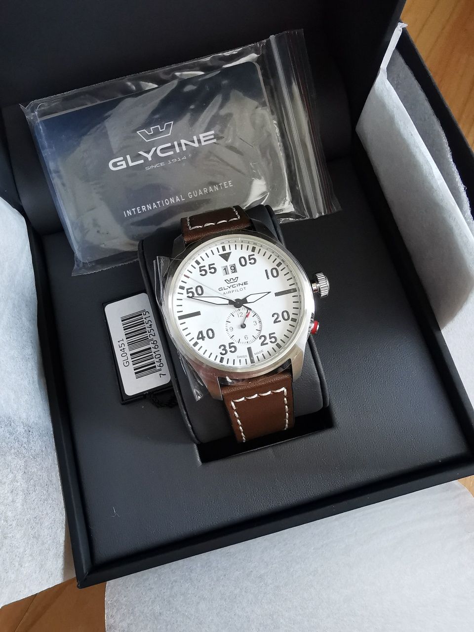 Zegarek Glycine Airpilot Dual Time GL0451 44 mm