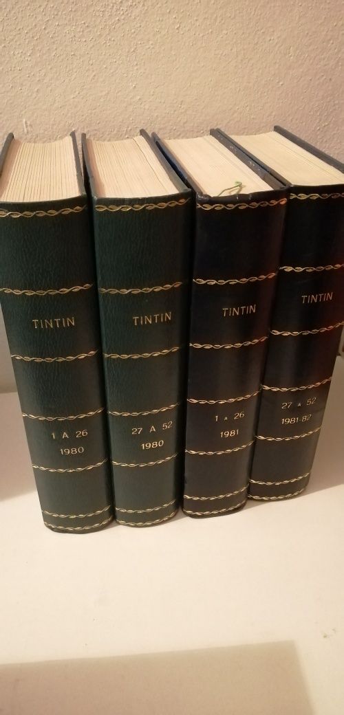 Revista Tintin encadernados e soltos