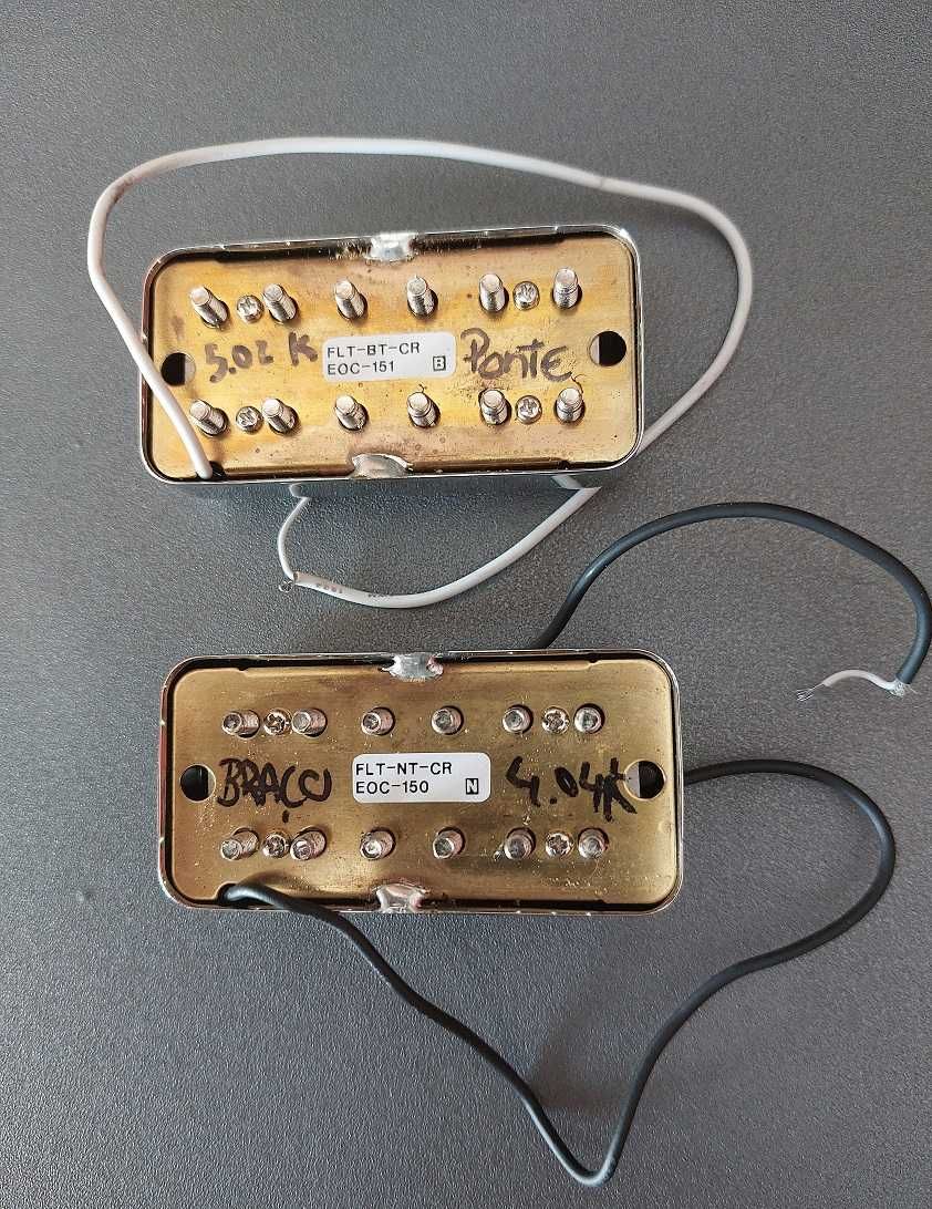 Pickups Roswell FLT-NI Alnico 2 humbuckers ( Filtertron )