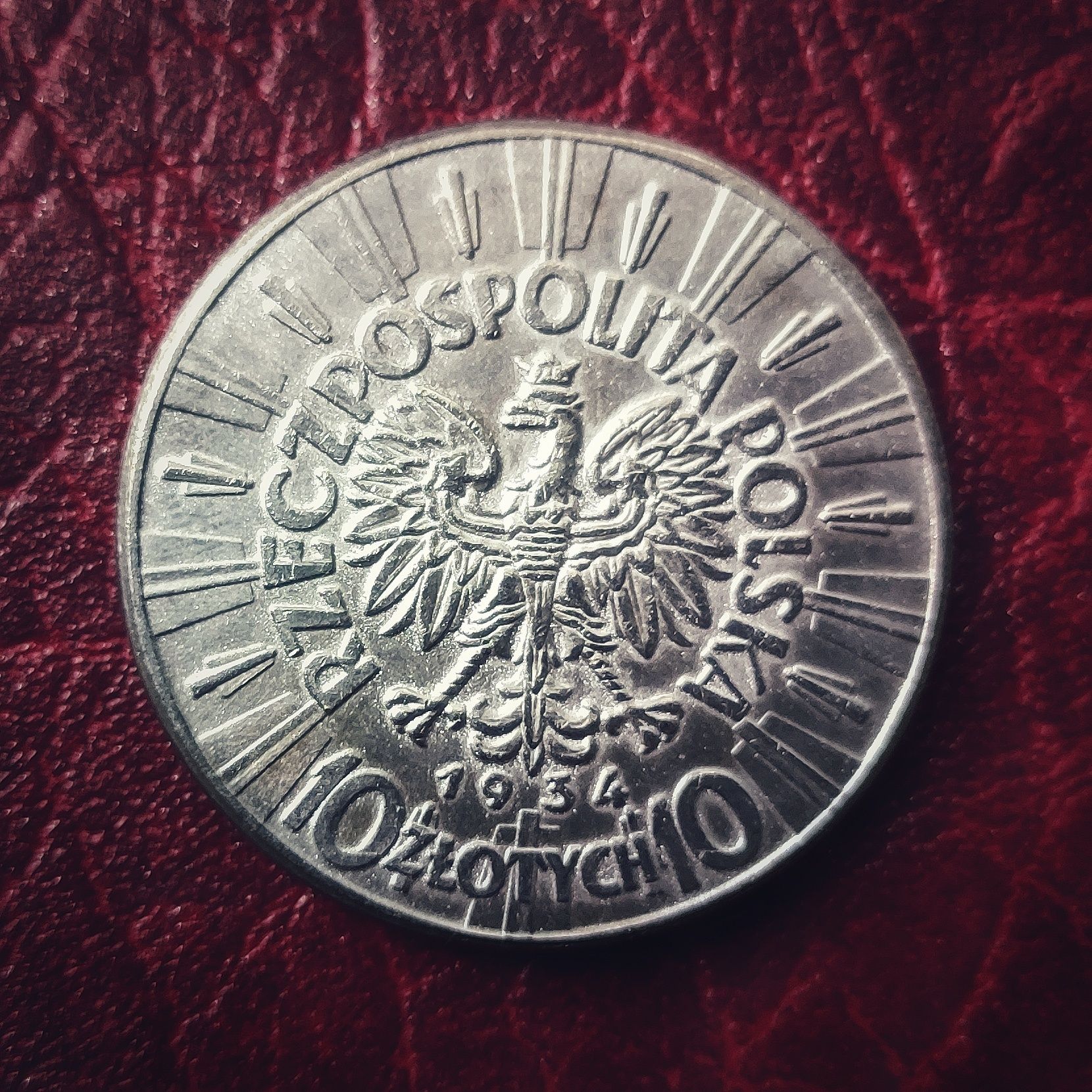 10 złotych z 1934 roku - Józef Piłsudski