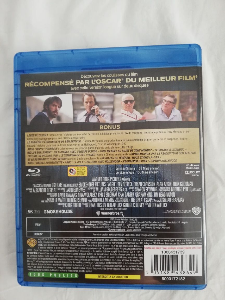 Blu ray do filme "Argo" - Ed. Coleccionador (portes grátis)