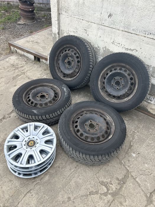 Стальні оригінальні диски 5*112 (R15)з гумою