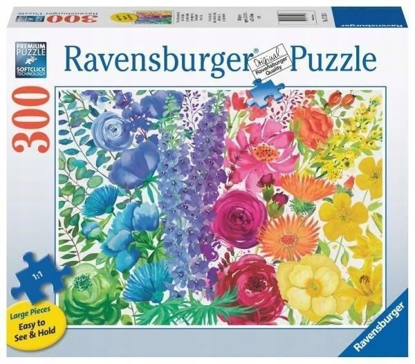 Puzzle 300 Kwietna Tęcza, Ravensburger