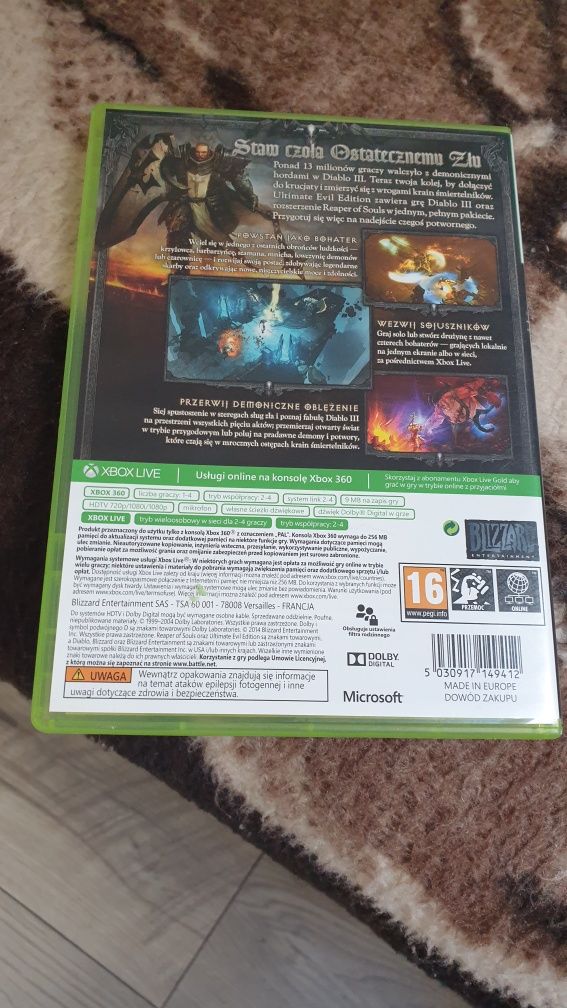 Diablo 3 Reaper of Souls Xbox PL Rawicz/Wrocław