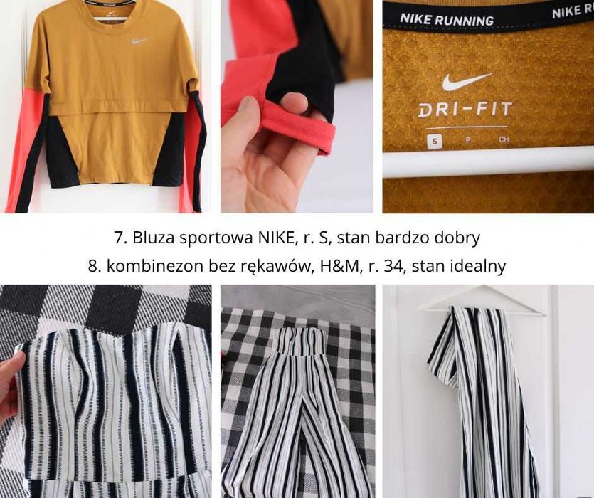 ZESTAW paka ubrań r. 164 34 S H&M Zara Mohito Next do szkoły JESIEŃ