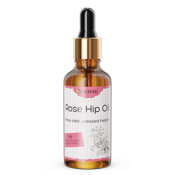 Nacomi Rose Hip Oil Olej Z Dzikiej Róży Z Pipetą 50Ml (P1)