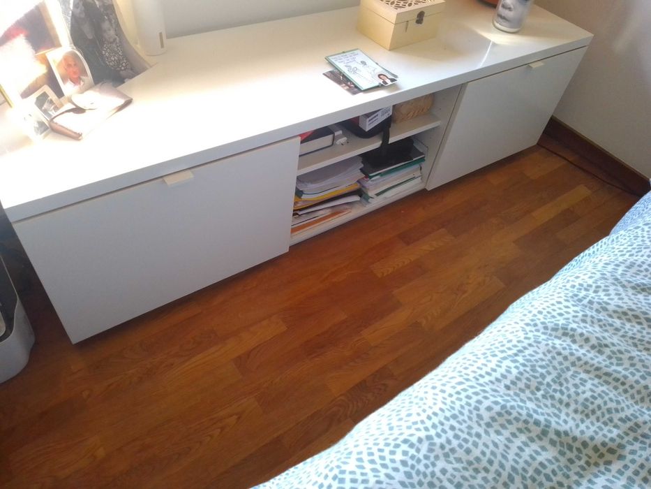 movel tv ikea BYÅS
branco