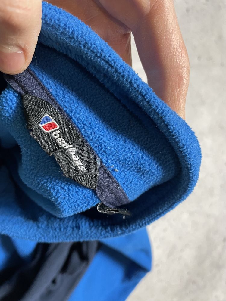 Мужская Флисовая Кофта 1/4 Зип Berghaus Оригинал Идеал XL-2XL