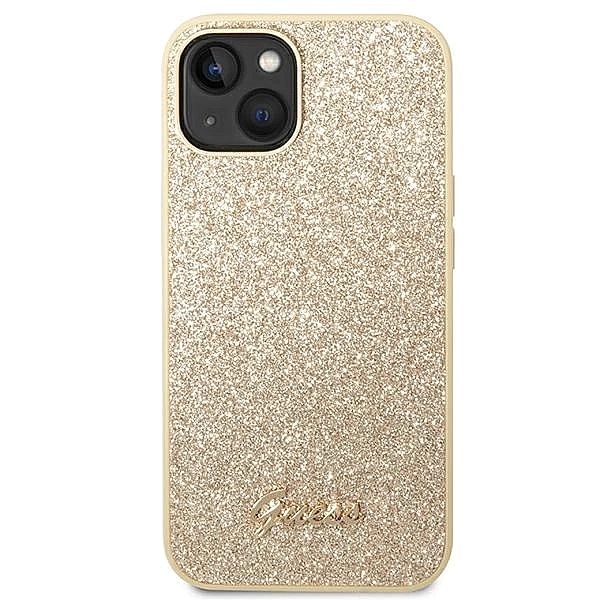 Guess GUHCP14SHGGSHD iPhone 14/6,1" złoty/gold hard case Glitter Scrip