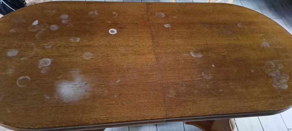 Ława z prawdziwego drzewa dębowego, (rozsuwana).