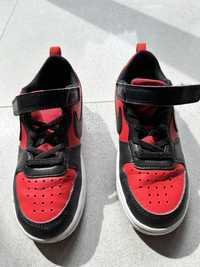 Nike buty sportowe dziecięce czerwono czarne rozmiar 31.5 19,5cm bdb