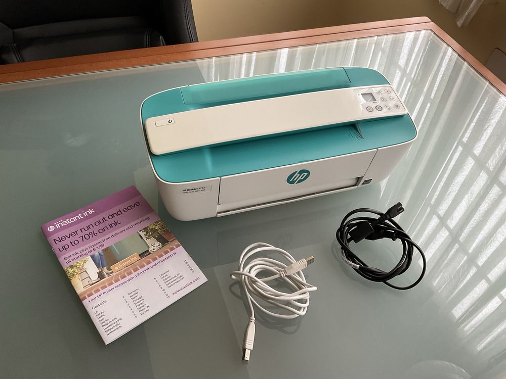 Impressora HP deskjet 3762 print scan copyweb