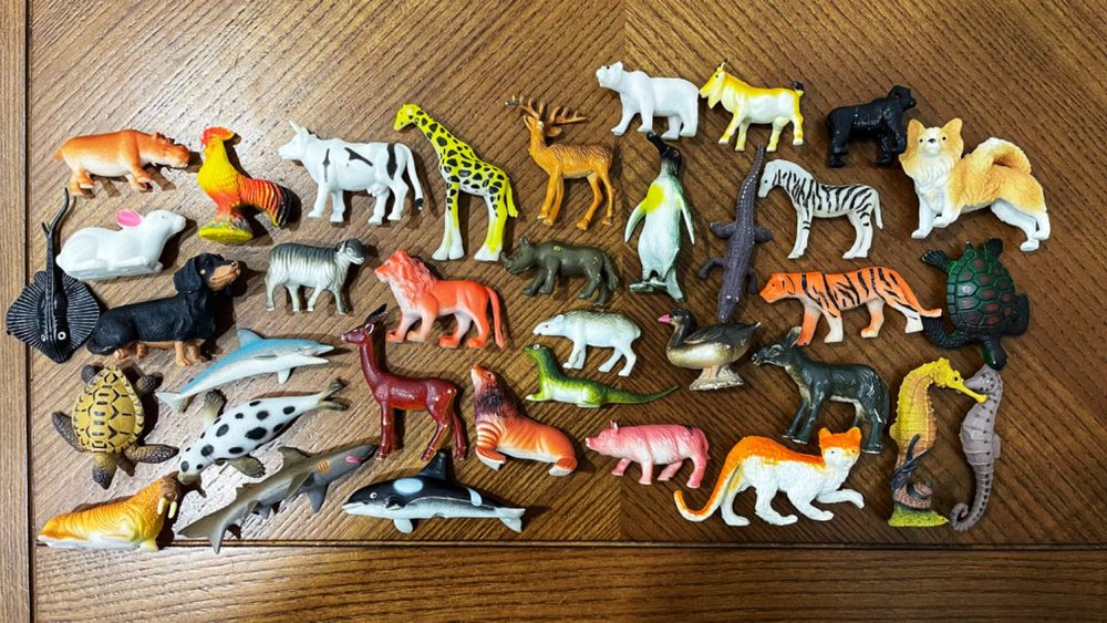 Набір тварин. Дикі, домашні, морські. НЕ Кіндер.