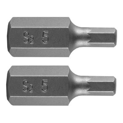 Końcówka HEX imbus 5mm L-30mm 3/8 S2 2szt Neo