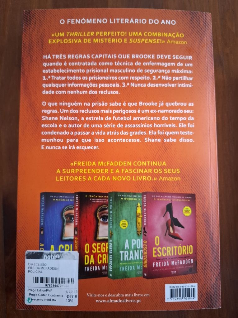 Livros Freida McFADDEN
