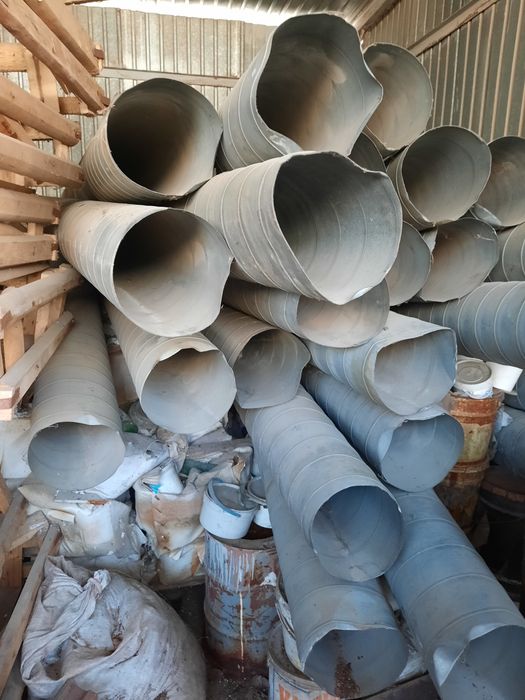 Труби азбестоцементні, вентиляційні, ЧВР, латунні 120×15, поліетиленов