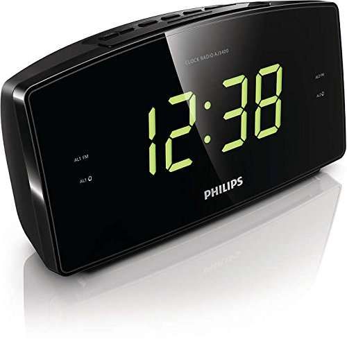 DIGITAL - Rádio Despertador PHILIPS AJ3400/12 LED