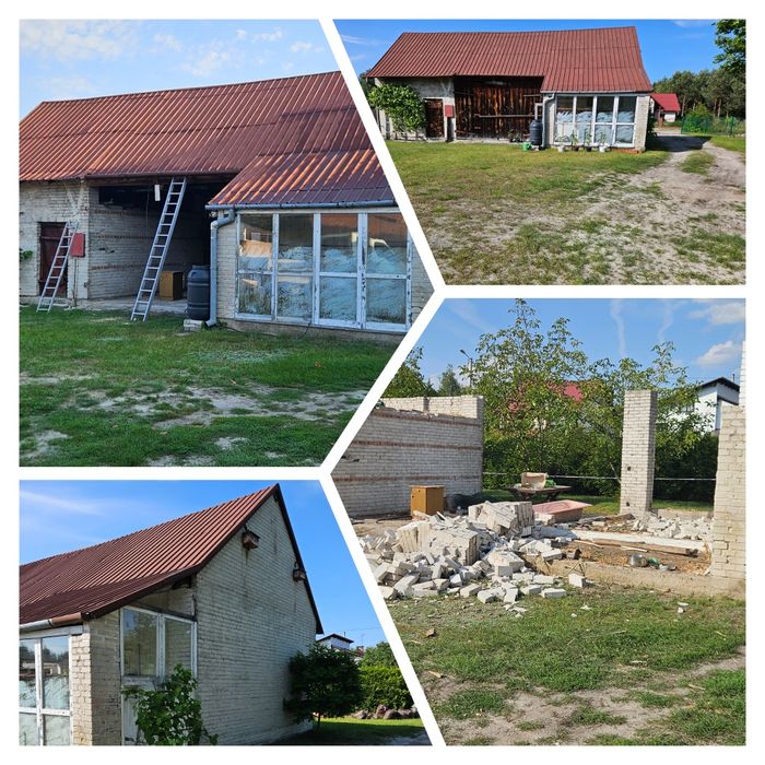 Stara Stodoła, Deski, Belki, Rozbiórka, Wymiana