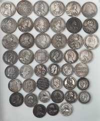Набор из 45 посеребрённые монет старой России