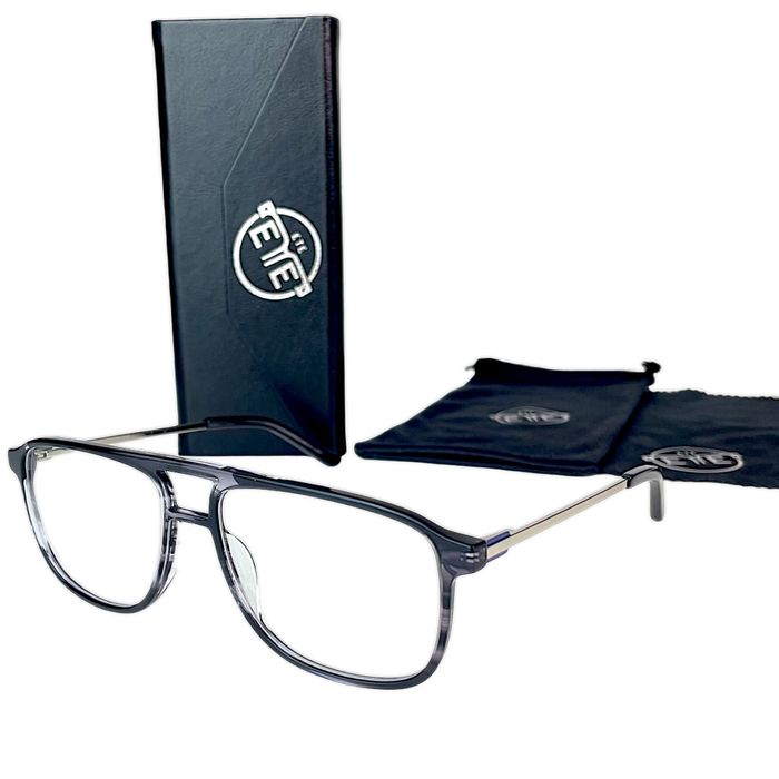 Okulary oprawki zerówki do wymiany na korygujące Acetat+zestaw z etui