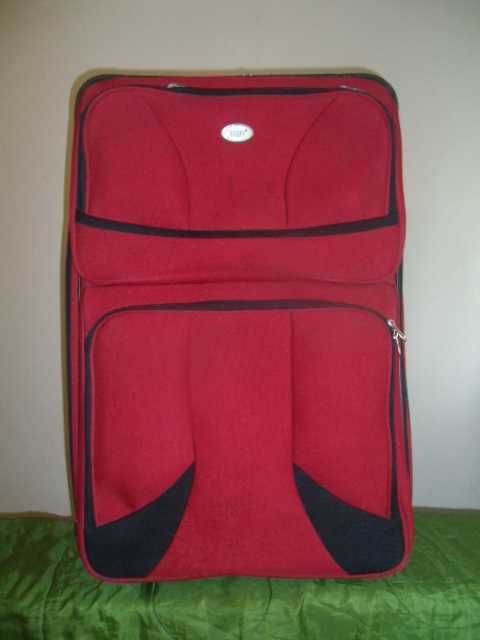 Чемодан большой красный JAGUAR, валіза, 2 колеса, 80 Х 53 Х 28/32 см.
