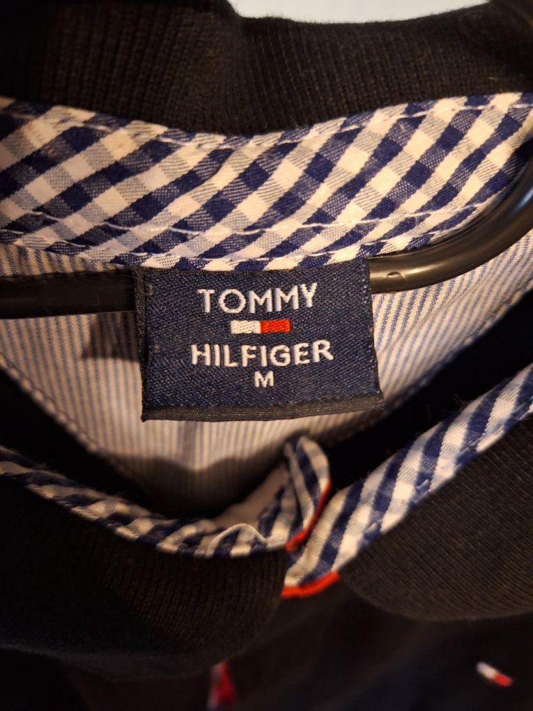 Czarne polo Tommy Hilfiger rozm. M