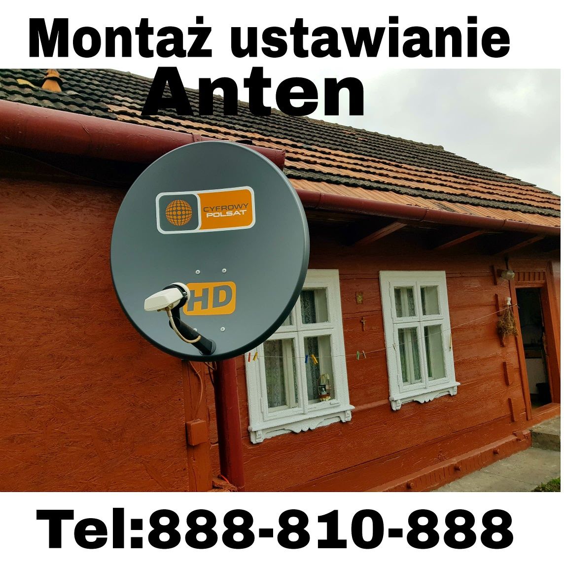 Montaż serwis anten Wadowice Kalwaria  okolice 888_810_888