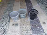caixote de lixo plastico