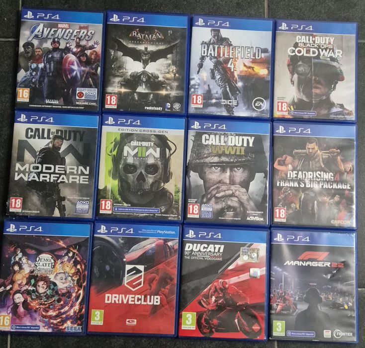 Jogos PS4 - Preços na Descrição