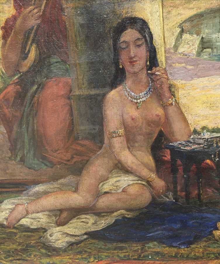 Harem obraz polskiego autora przeł. XIX/XX w.