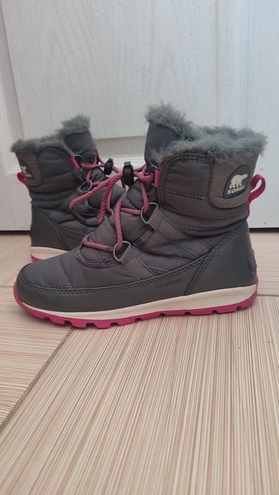 Зимові термо черевики Sorel waterproof, 34 р., 21- 22,5 см