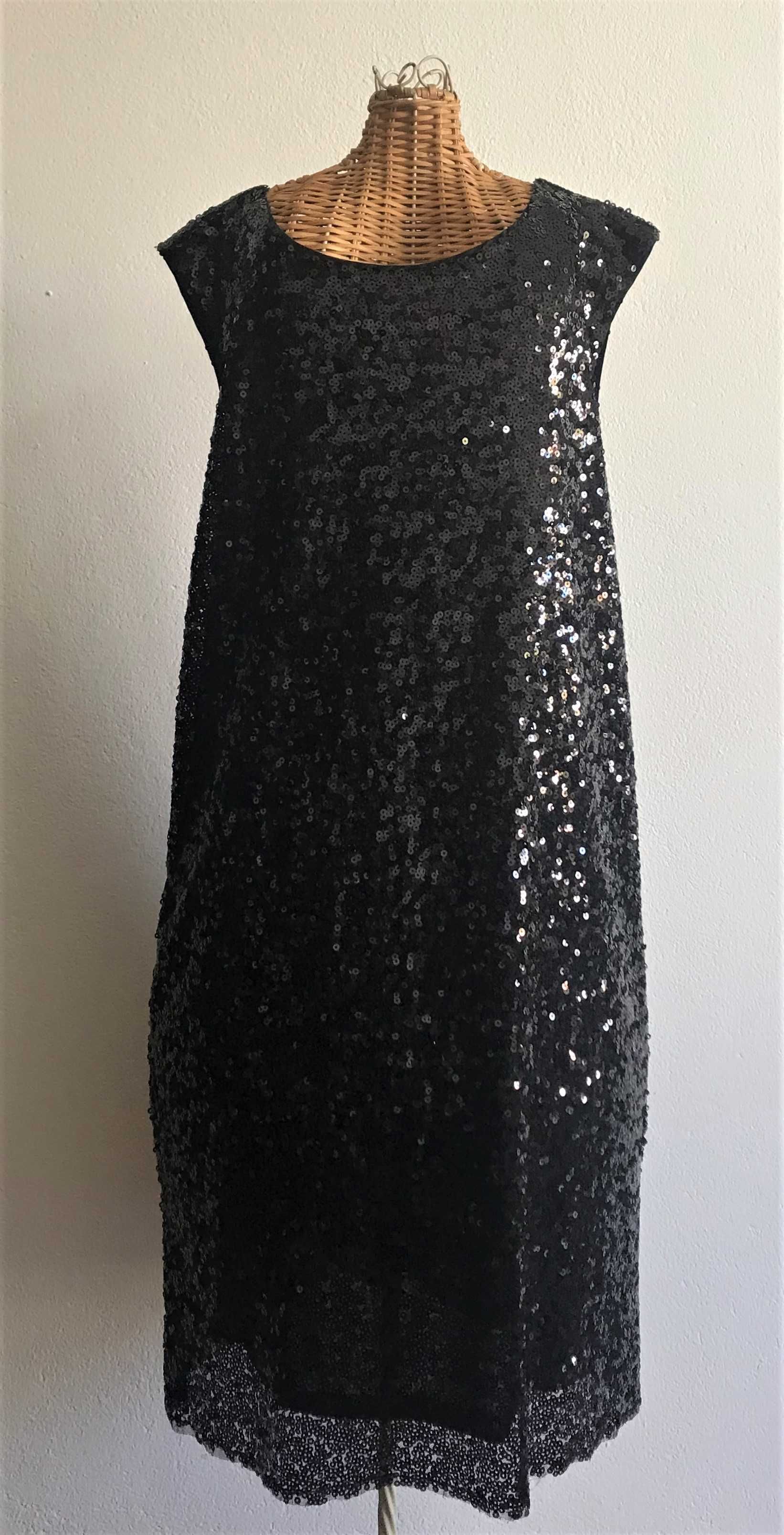 Vestido preto Mango