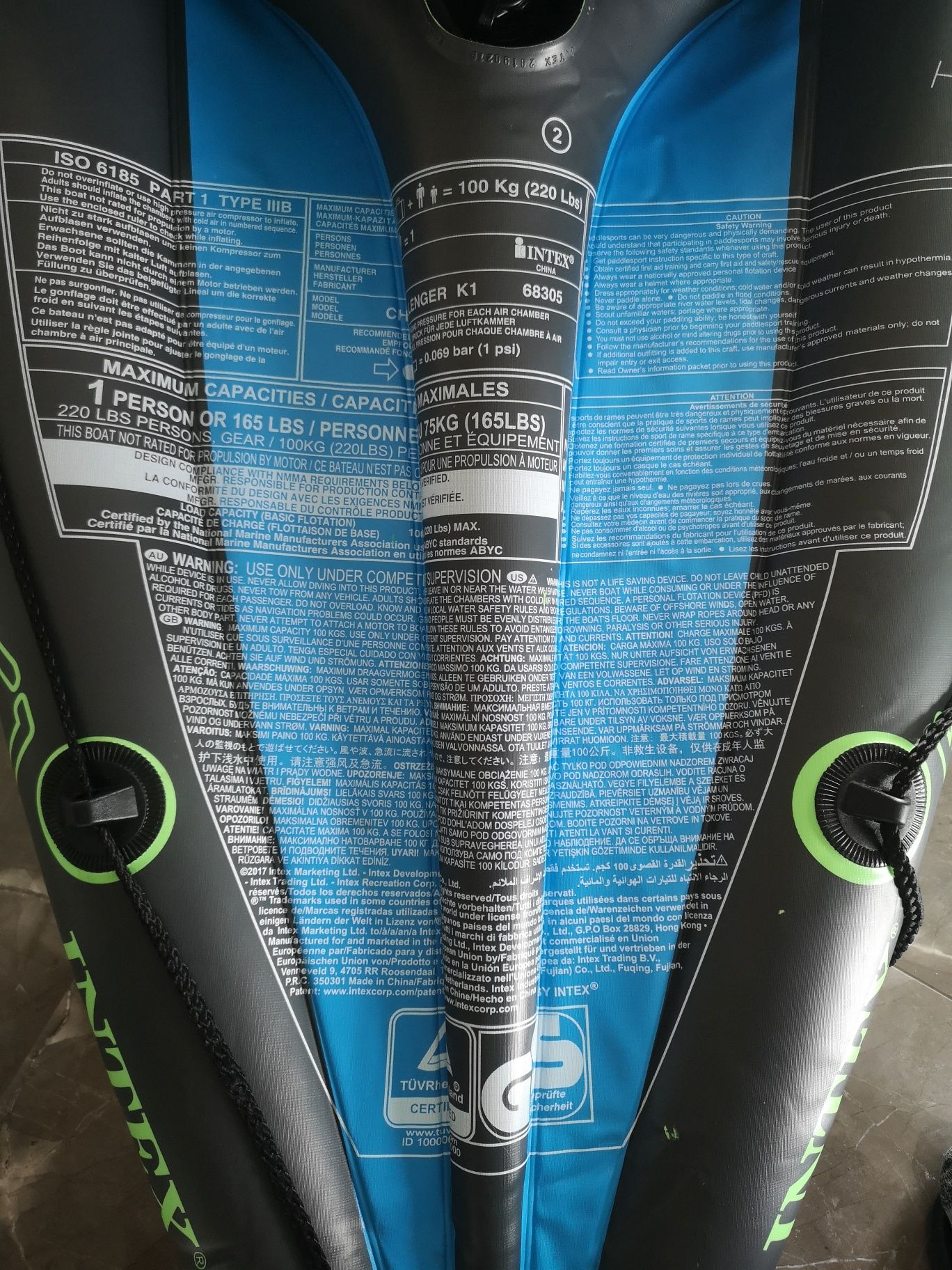 Kajak Intex K1 challenger