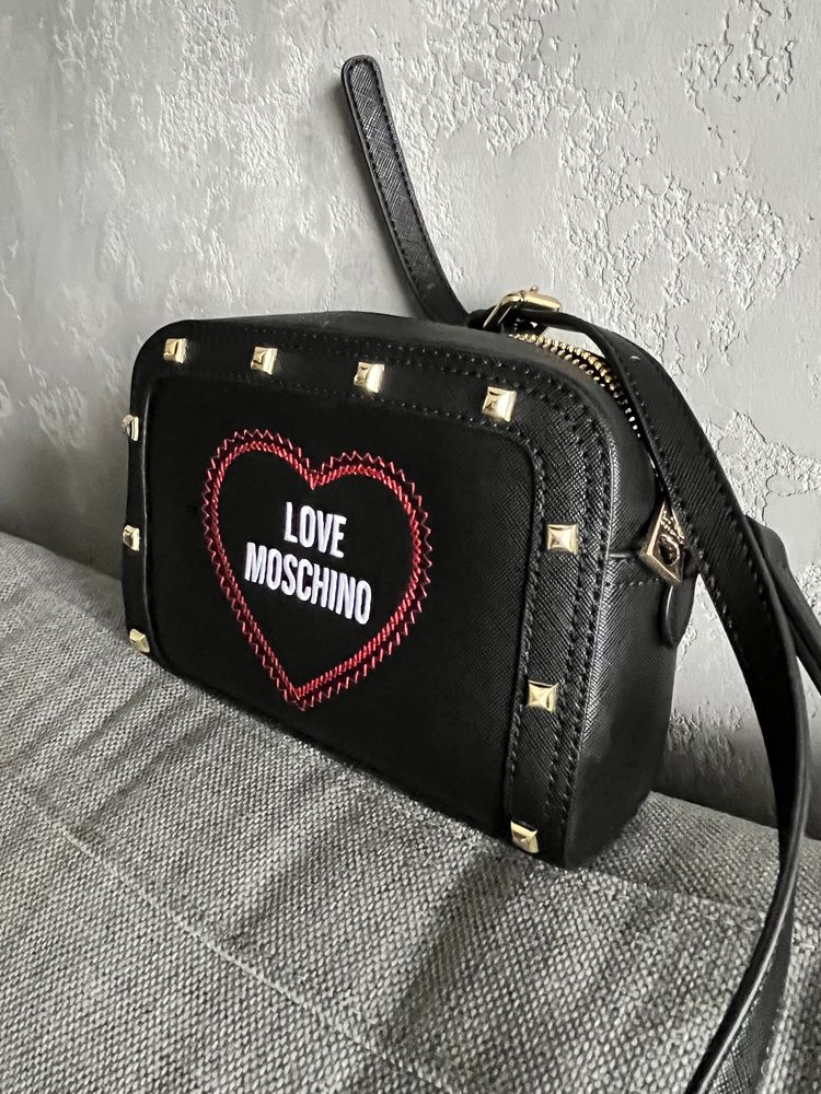 Torebka na ramię Love Moschino czarna