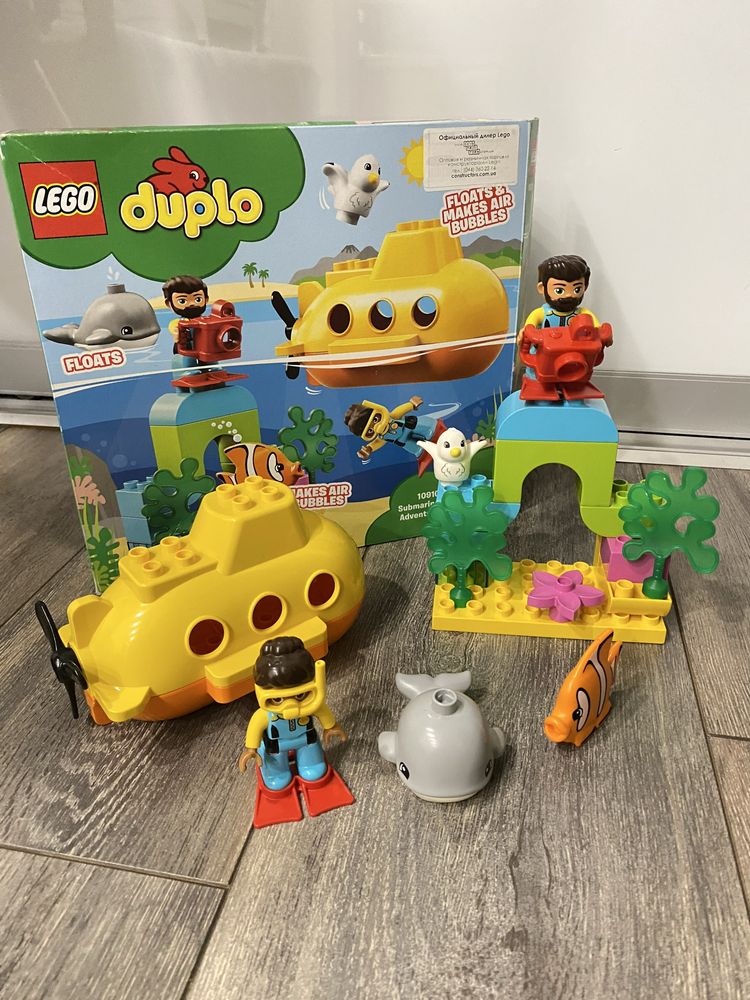 Lego duplo Пригоди на підводному човні 10910