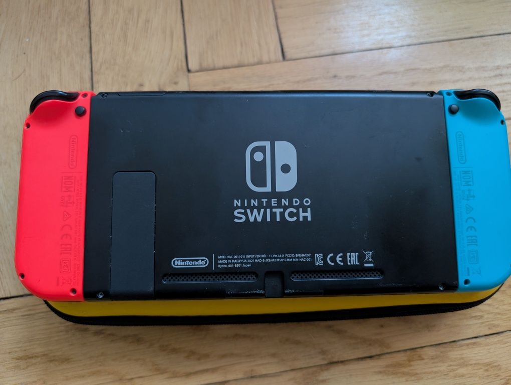 Nintendo Switch 1 Hekate v6.0.6 etui pokemon stacja dokująca joycon