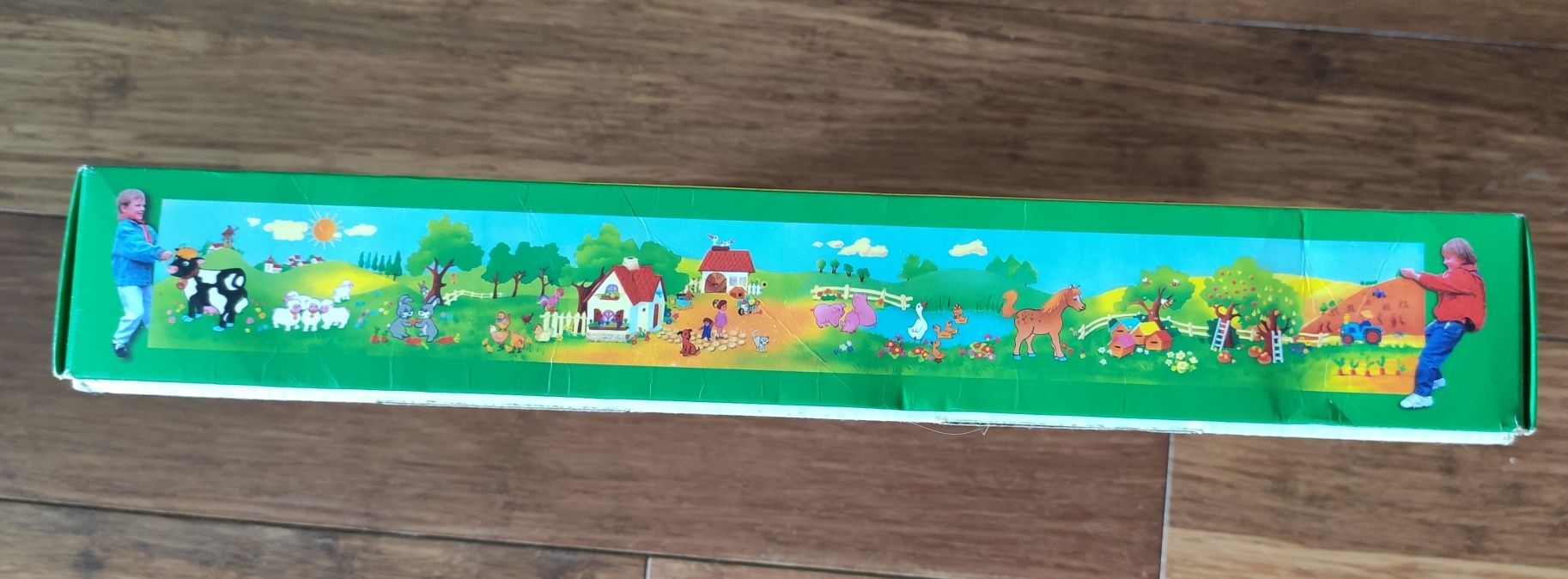 Mega Puzzle dla najmłodszych 12 elementów farma